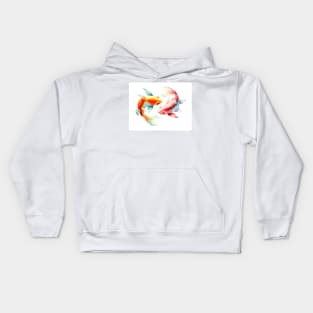 Koi Fish Couple Kids Hoodie